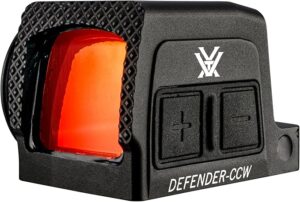ortex Defender-CCW Enclosed Solar Micro Red Dot Sight 